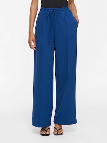 Wide Leg Pantalon 'VIClua' VILA en bleu : devant