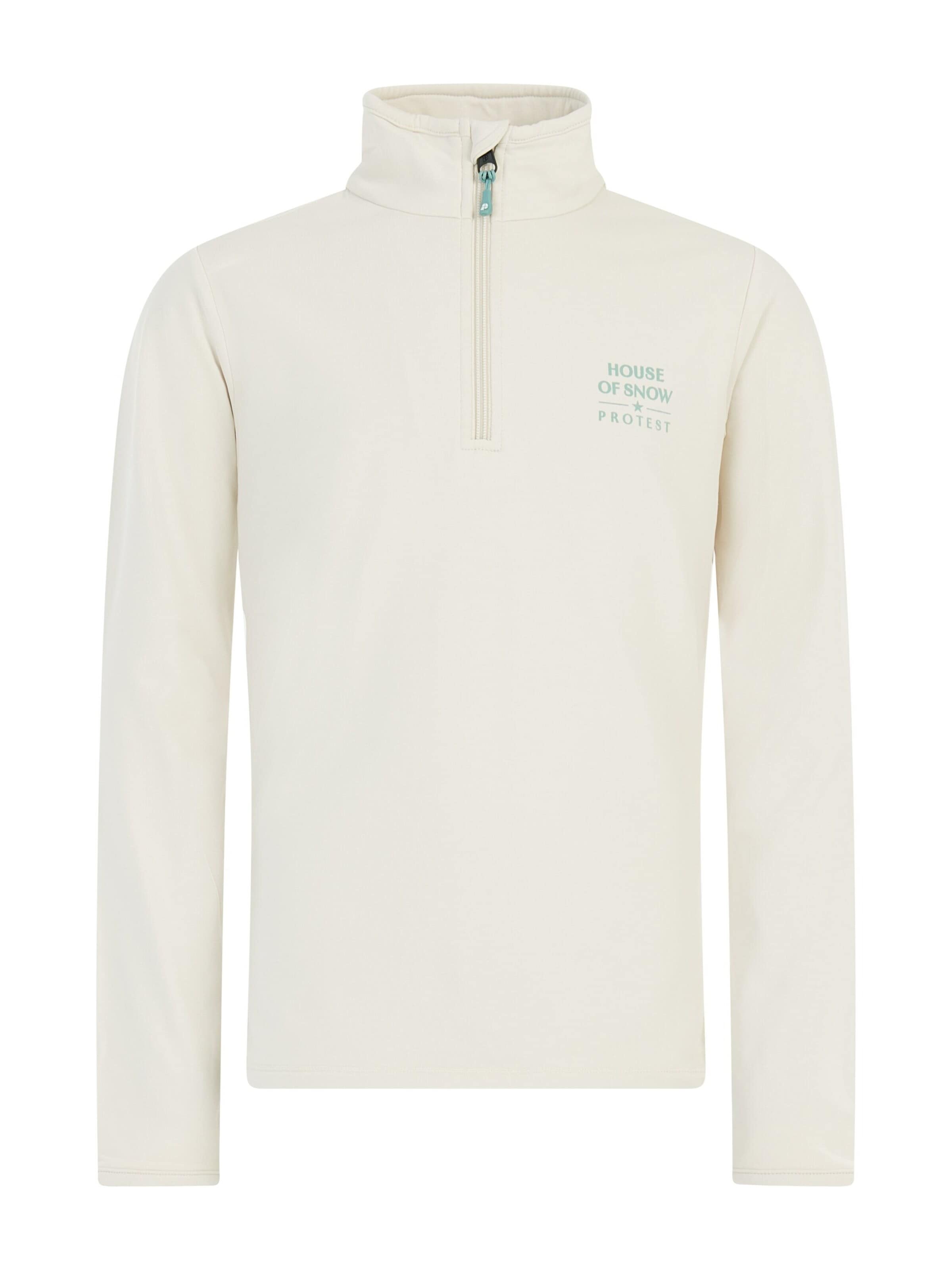 PROTEST Sportief sweatshirt in Wit: voorkant