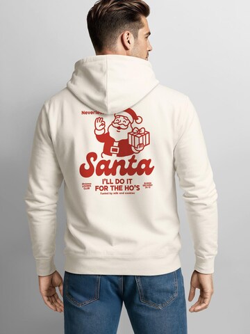 Neverless Sweatshirt 'Santa Clause'‌‌‌‌‌‌‌‌‌‌ in Beige