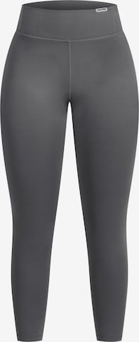 Smilodox Skinny Workout Pants 'Advance Pro' in Grey: front