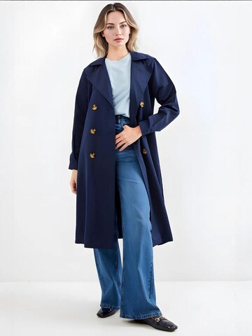 Manteau mi-saison Bigdart en bleu