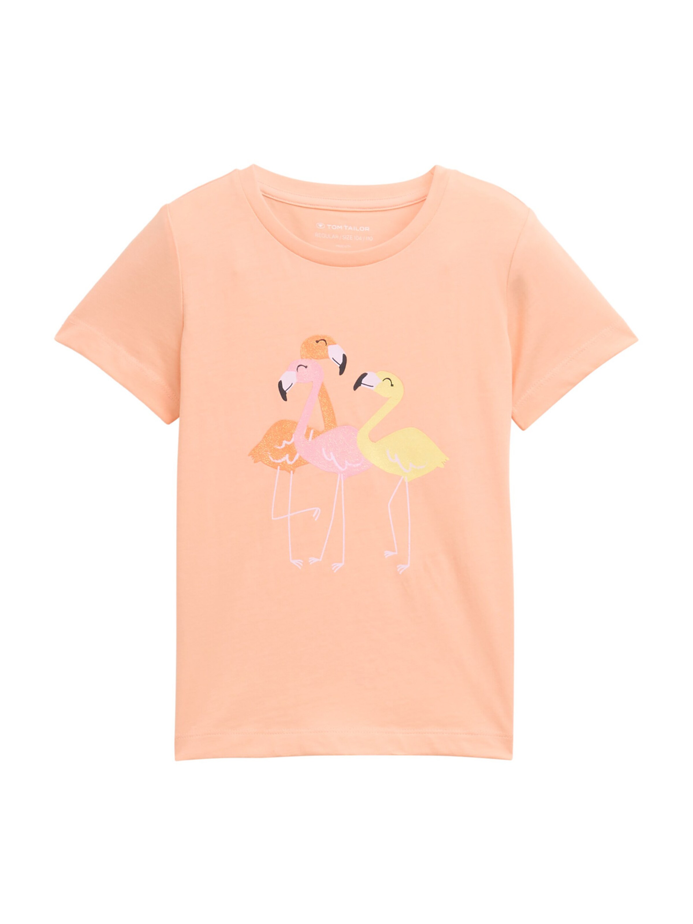 TOM TAILOR Majica | oranžna barva: sprednja stran