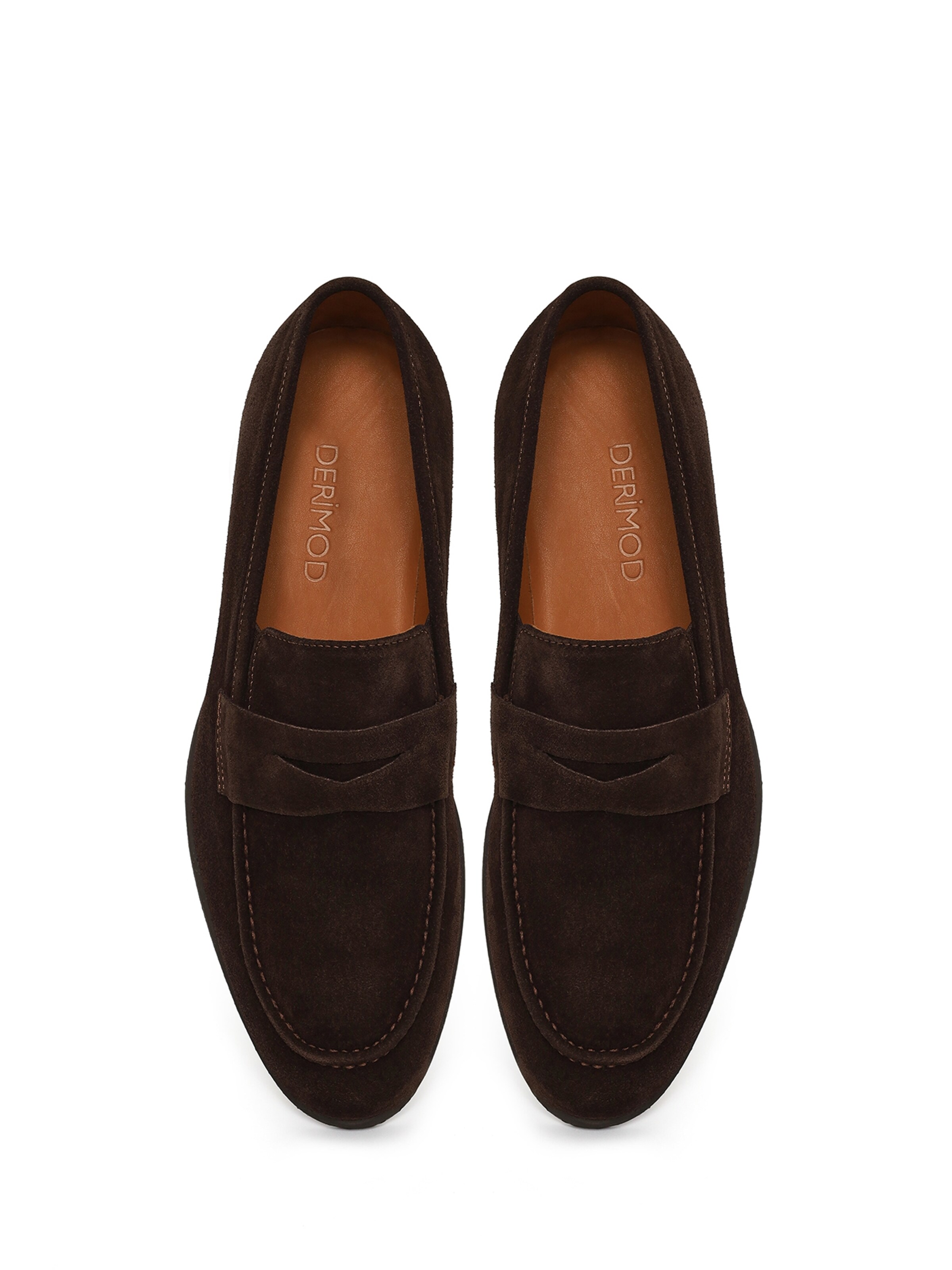 Derimod - Sapato Slip-on em castanho