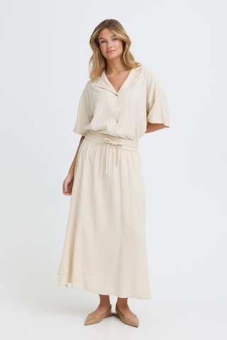 Fransa Rok 'FRJett' in Beige