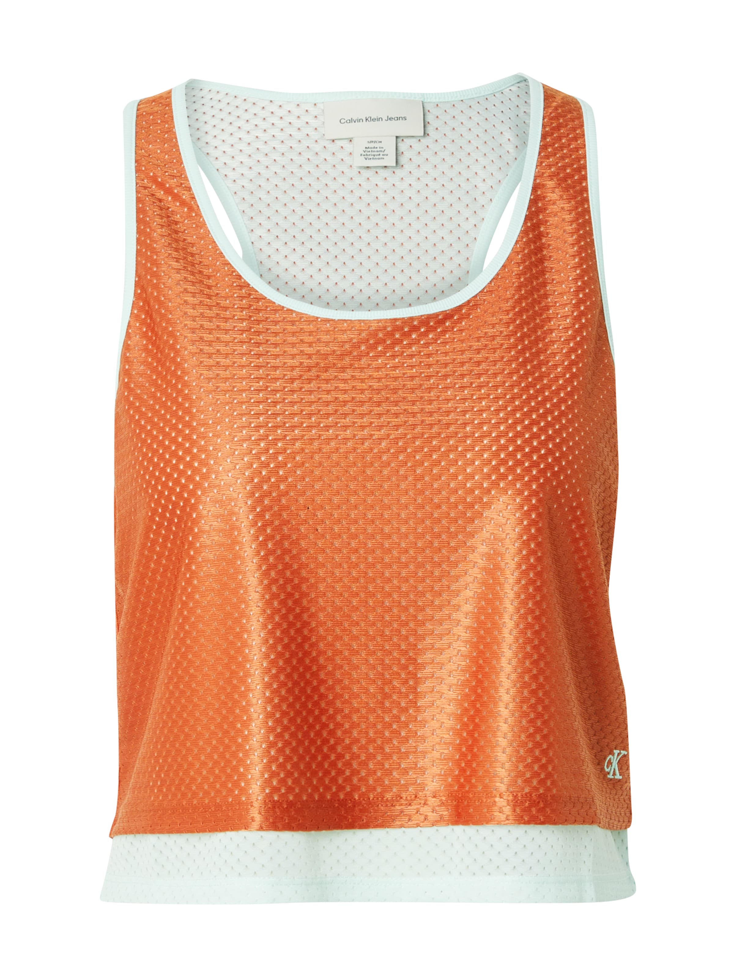 oranžinė Calvin Klein Jeans Palaidinė be rankovių 'PRIDE': priekis