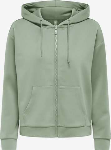 ONLY PLAY Sportssweatjakke i grøn: forside