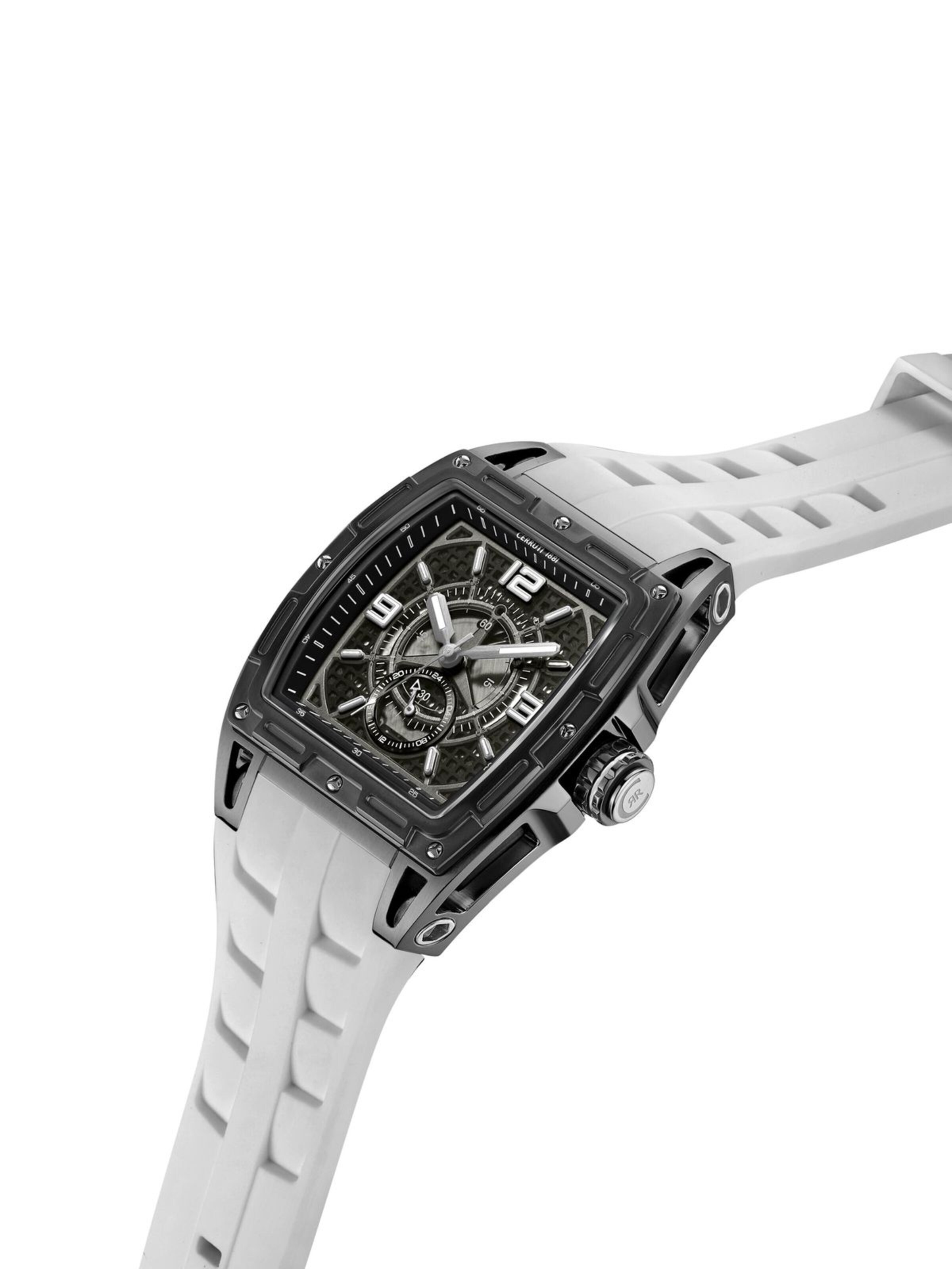 Montre à affichage analogique CERRUTI 1881 en blanc