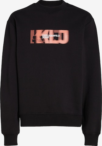 KARL LAGERFELD JEANS Sweatshirt in Black: front