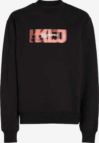 KARL LAGERFELD JEANS Sweatshirt i svart: forside