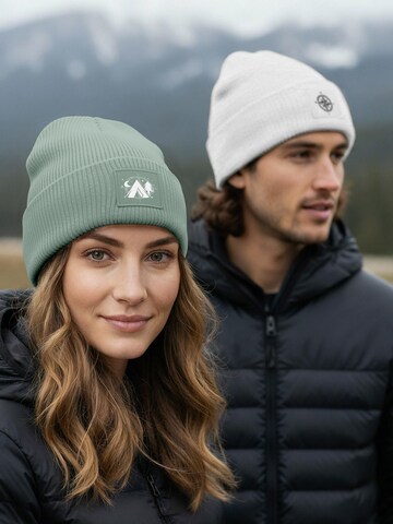 Neverless Beanie 'Camping' in Green