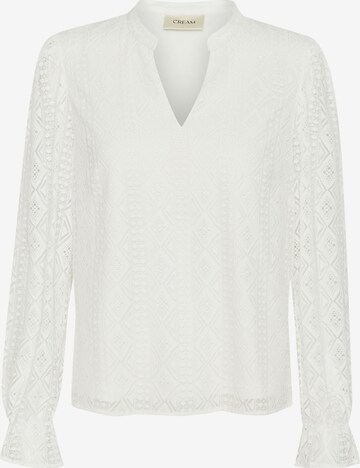 Cream Blus 'Danika' i vit: framsida