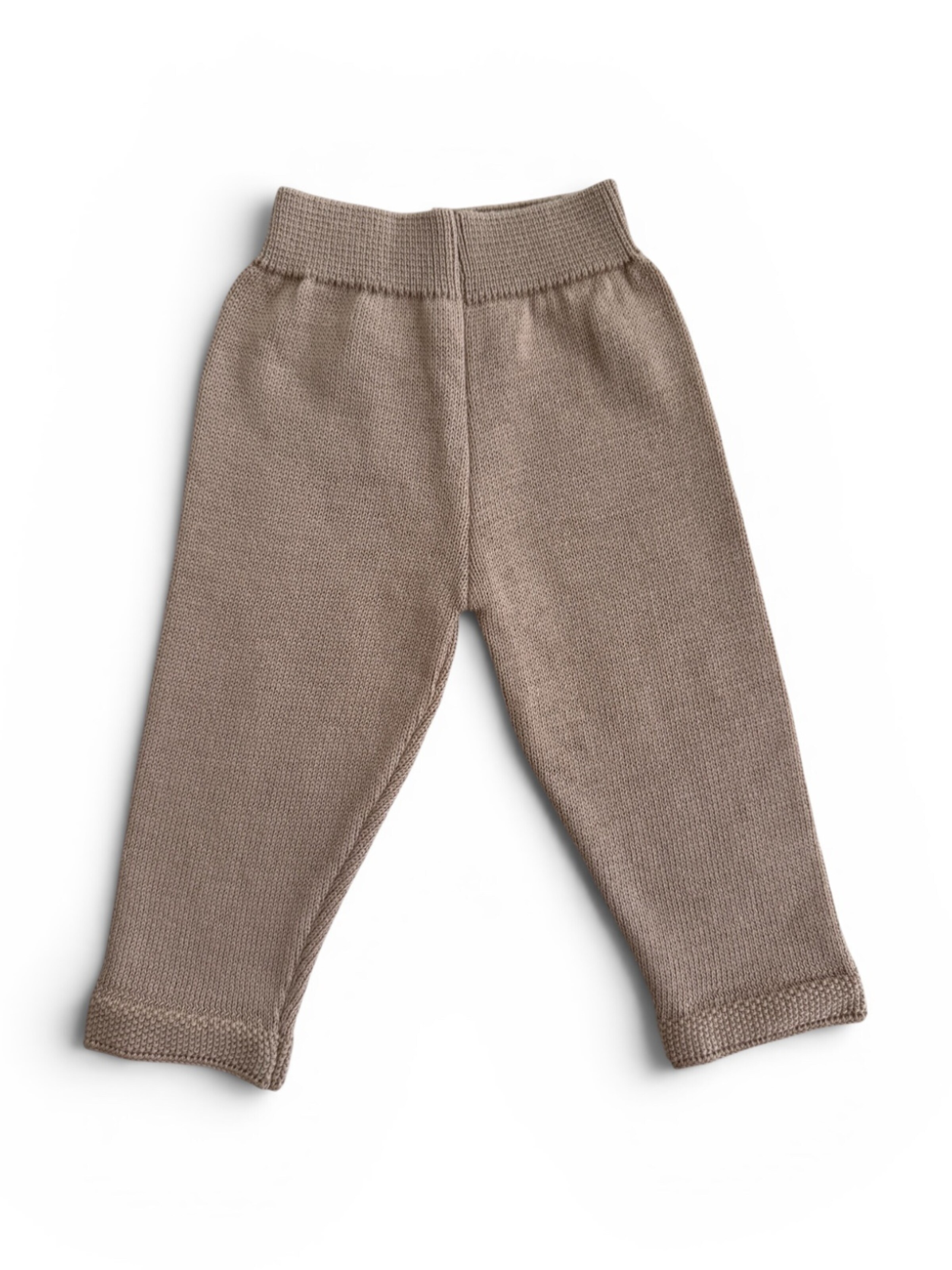 KURTI & FRIEDA Regular Leggings 'Knit' in Brown: front