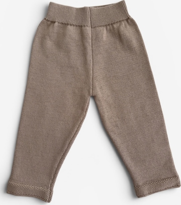KURTI & FRIEDA Leggings 'Knit' in Brown: front