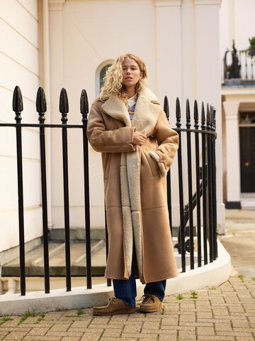 Next Winter coat in Brown: front