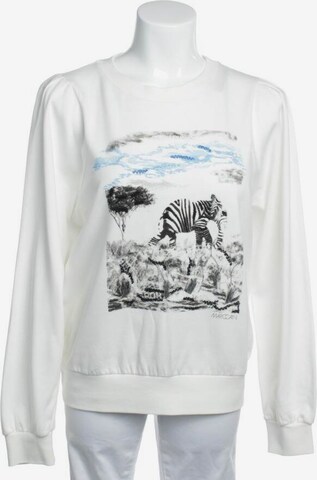 Marc Cain Sweatshirt & Zip-Up Hoodie in M in White: front