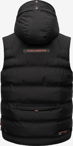 STONE HARBOUR Bodywarmer 'Egoor' in Zwart