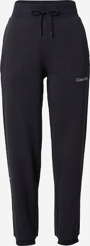 Pantalon Calvin Klein Sport en noir : devant