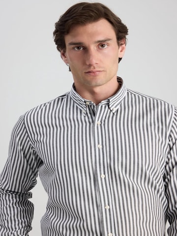 D’S Damat Regular fit Overhemd in Zwart