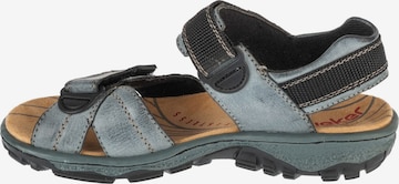 Sandales 'Rieker Sandals 68851' Rieker en bleu : devant