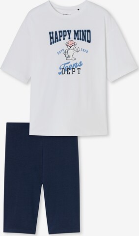 SCHIESSER Pajamas ' Nightwear ' in Blue: front