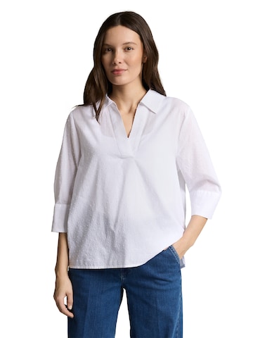TOM TAILOR - Blusa en blanco: frente