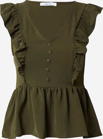 ABOUT YOU Shirt 'Clara' in Green: front