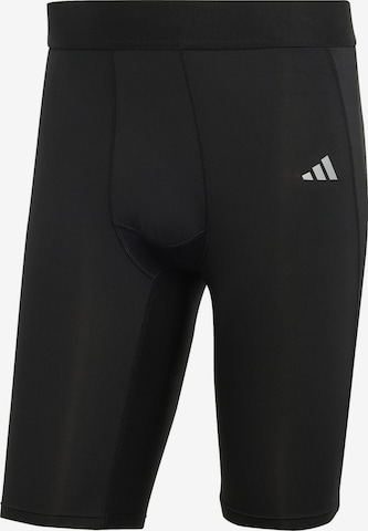 Pantalon de sport ADIDAS PERFORMANCE en noir : devant