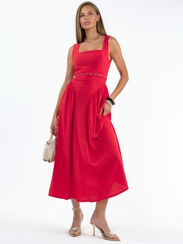 Busem Dress in Red