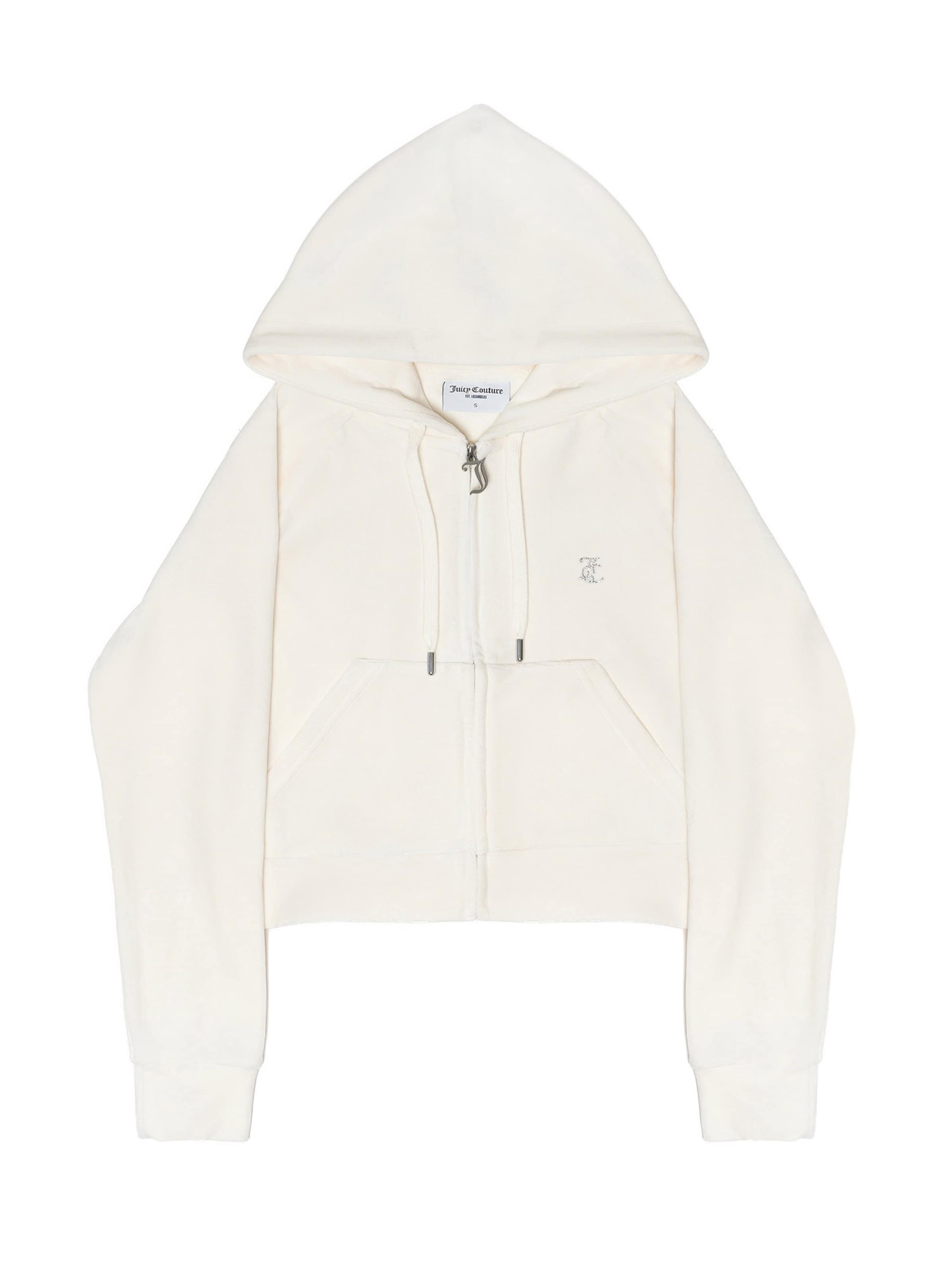 Pullover extra large di Juicy Couture in bianco: frontale