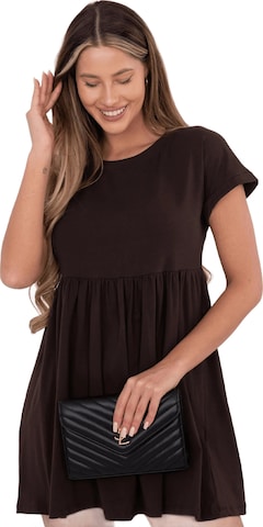 amorubi.com Dress in Brown: front