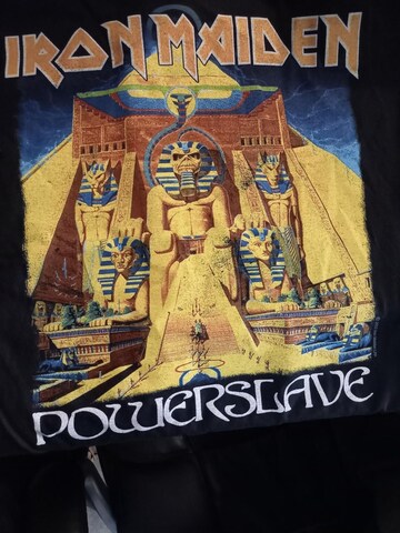 Iron Maiden T-shirt 'Iron Maiden Powerslave Longsleeve t-shirt' i svart