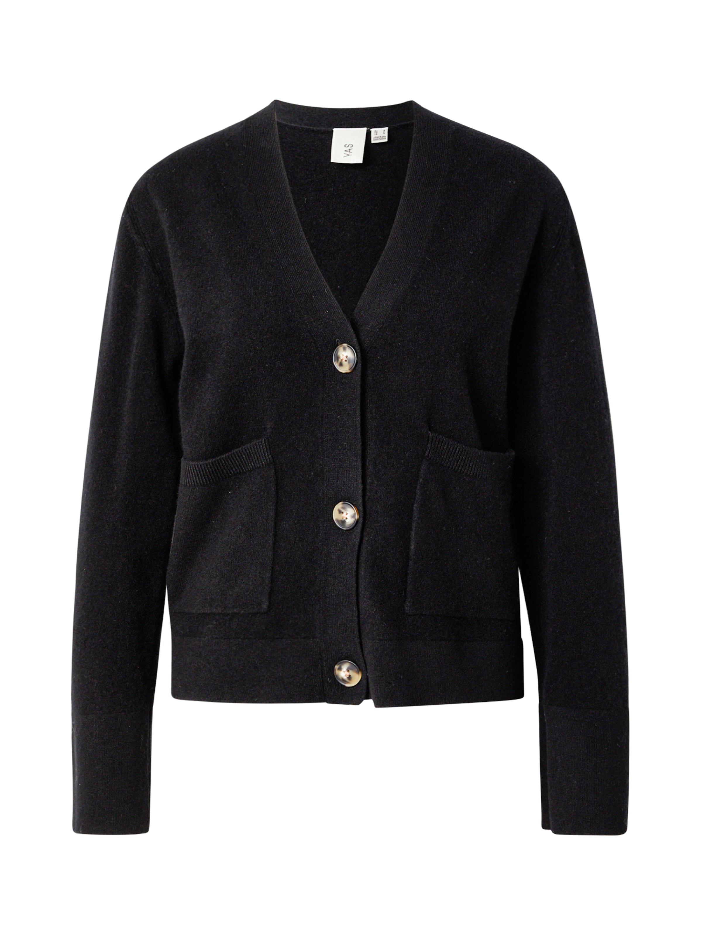 YAS - Cárdigan 'YASEMILIE' en negro: frente