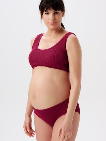 Esprit Maternity Majice s kratkimi rokavi z nedrčkom Bikini | vijolična barva: sprednja stran