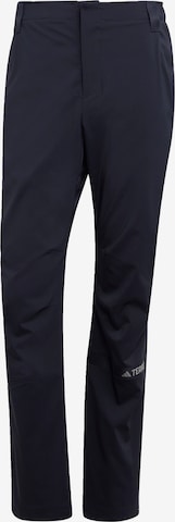 Pantalon outdoor ADIDAS TERREX en bleu : devant