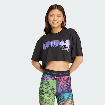 ADIDAS PERFORMANCE - Camiseta funcional 'Adidas x Jeremy Scott' en negro: frente