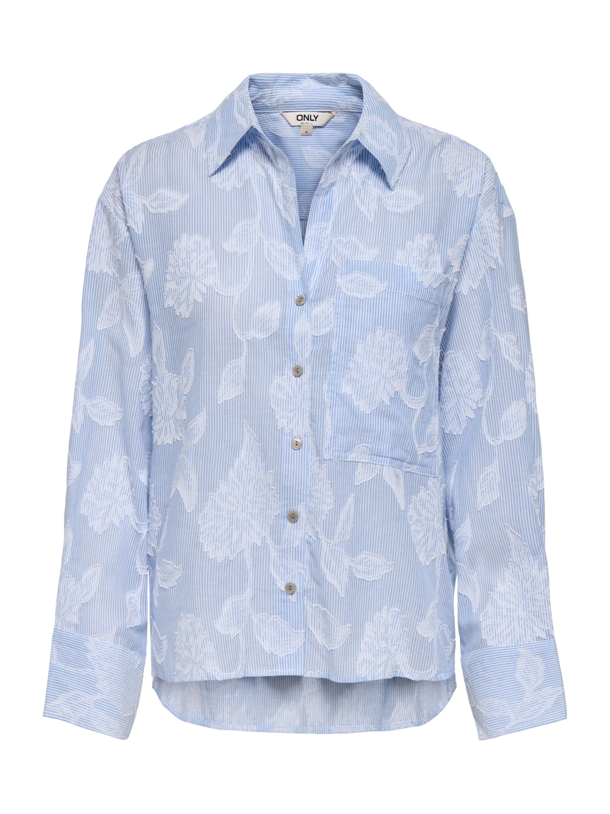 Chemisier 'ONLASTANA' ONLY en bleu : devant