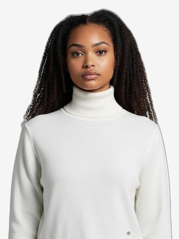 Pull-over Fresh Flower en blanc : devant