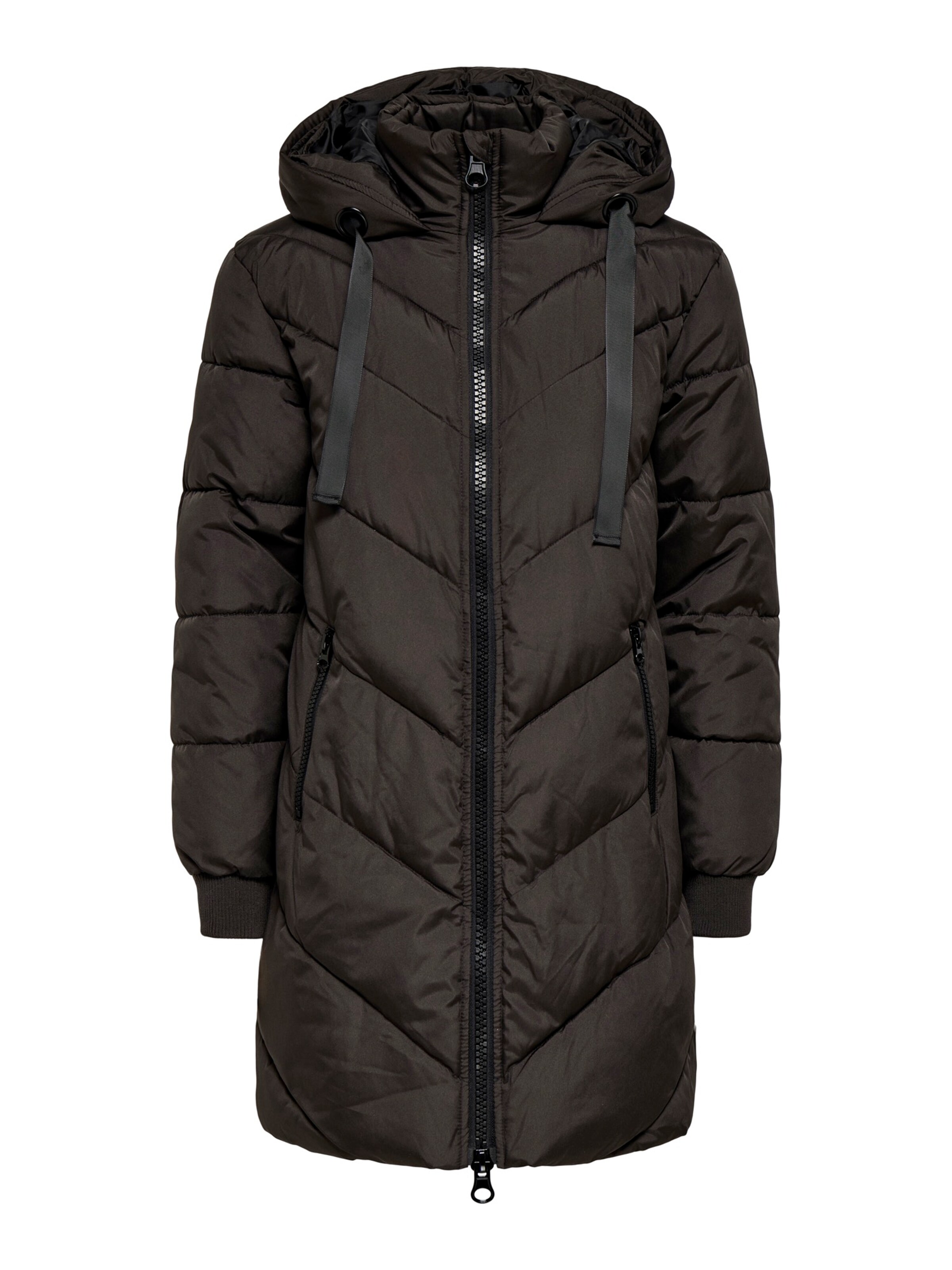 JDY Winter coat 'JDYSKYLAR' in Brown: front