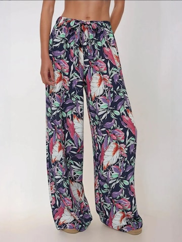 Wide Leg Pantalon Hiccup en bleu : devant