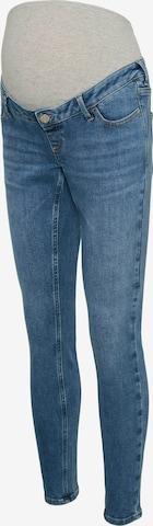 Vero Moda Maternity Skinny Farkut 'VMMPOLLY' värissä sininen: etupuoli