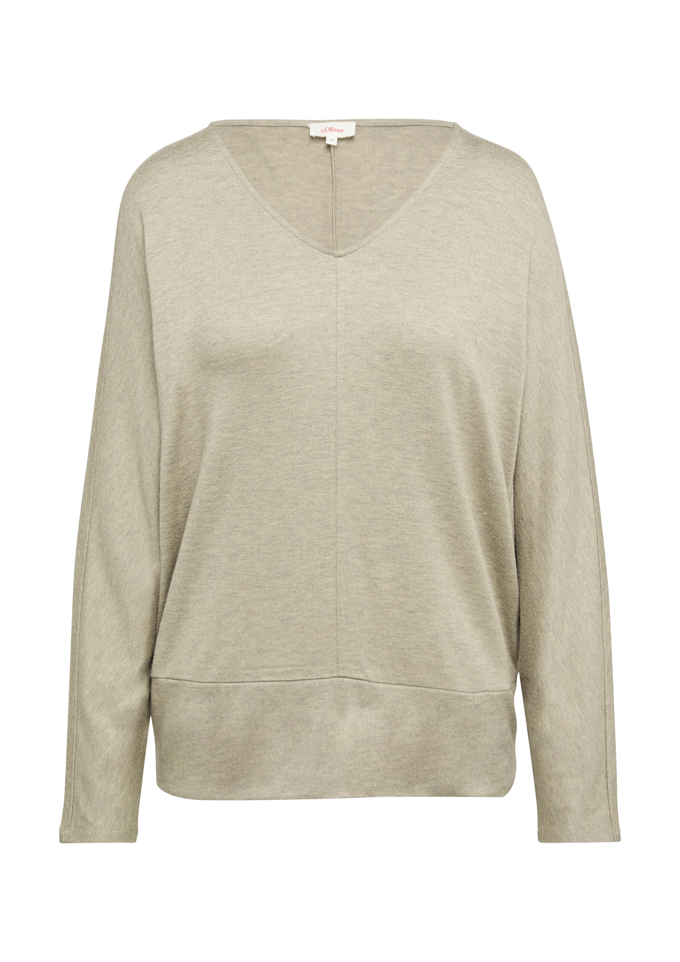 s.Oliver Shirt in Grijs: voorkant