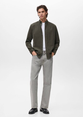 MANGO MAN Regular fit Button Up Shirt 'Tadi' in Green