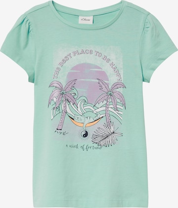 s.Oliver Shirt in Blue: front