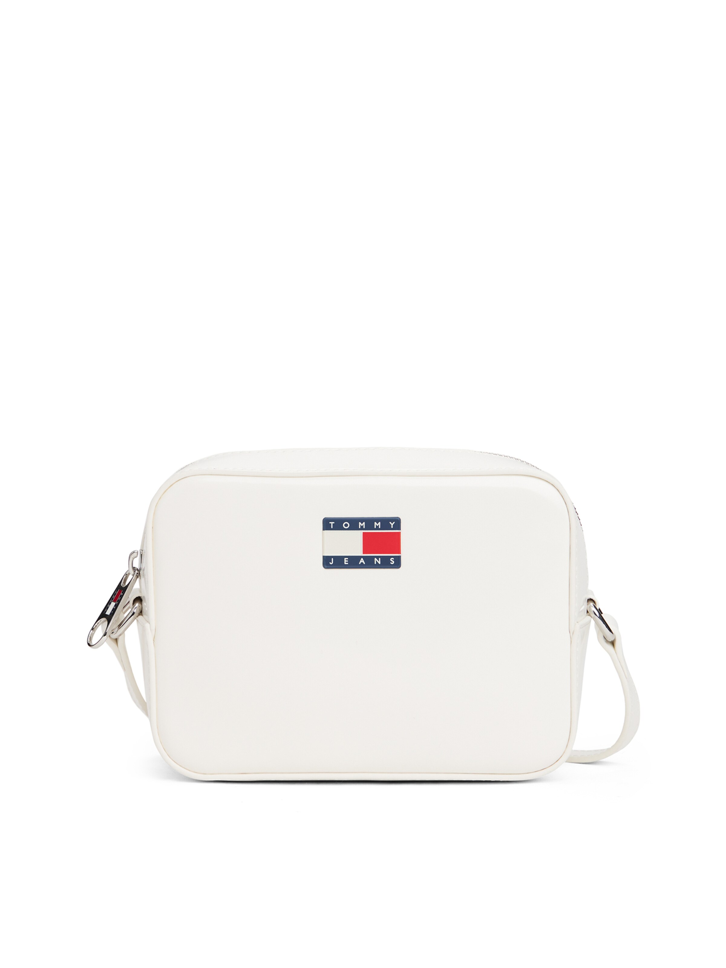 Tommy Jeans - Mala de ombro 'MUST' em branco: frente