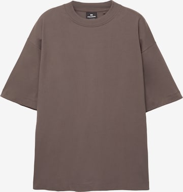 Pull&Bear Shirt in Bruin: voorkant