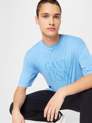 GANT Shirt 'Sunfaded' in Blauw