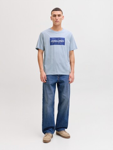 T-Shirt 'JJCOLE' JACK & JONES en bleu