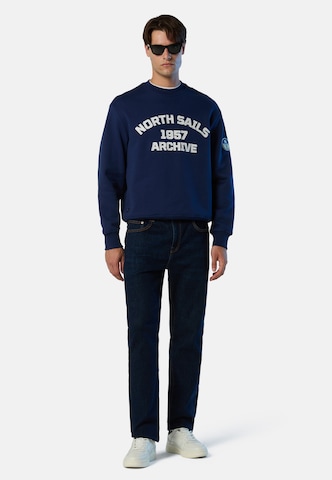 North Sails Sweatshirt i blå