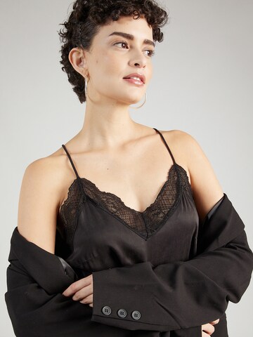 VILA ROUGE Top in Schwarz