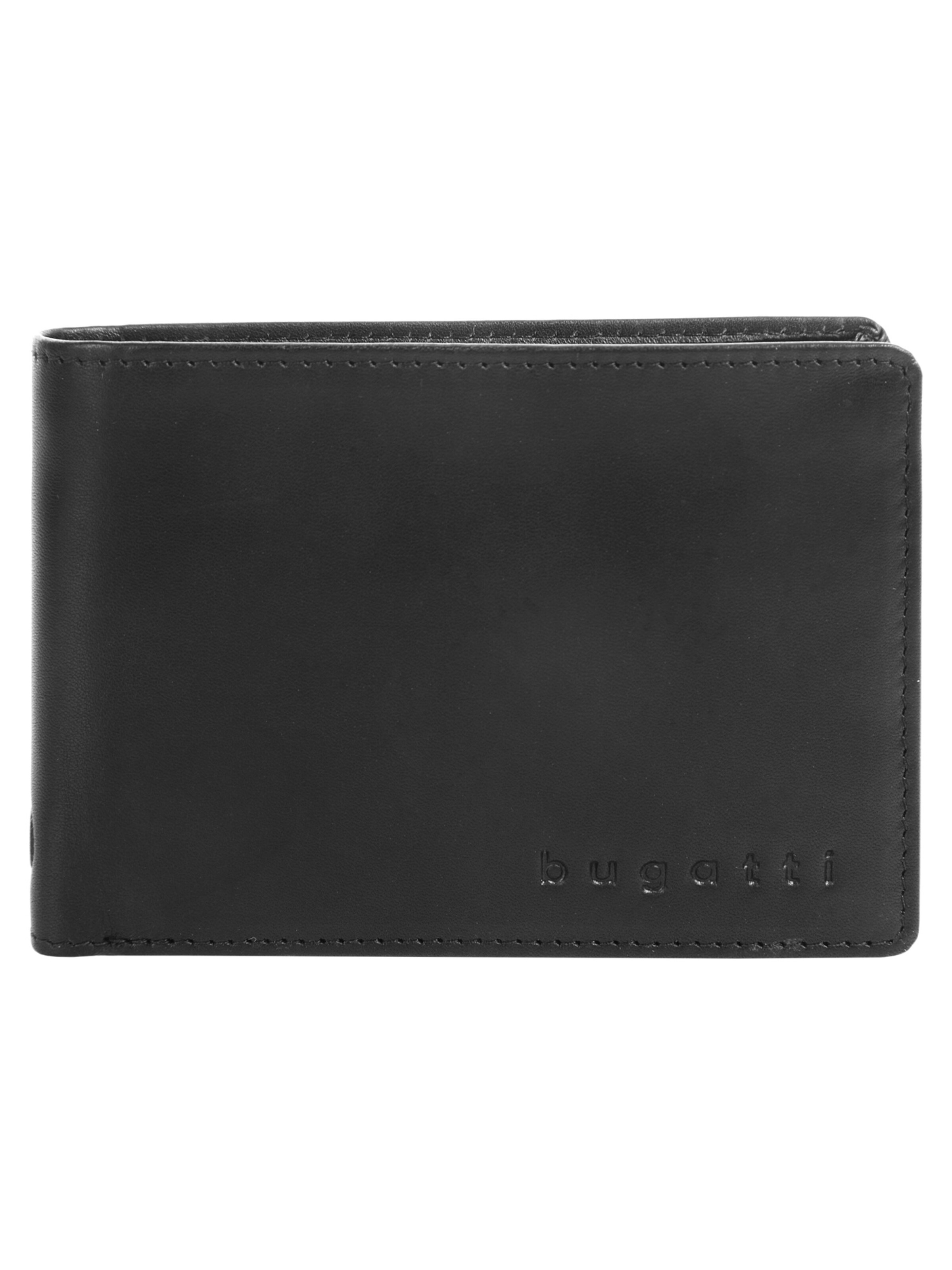 bugatti Portemonnaie 'PRIMO'‌‌‌‌‌‌ in Schwarz: Vorderseite